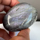 Labradoriet - Labradoriet palmsteen - Labradoriet handsteen - Labradorite - Palmstone - Handstone - Paarse flash