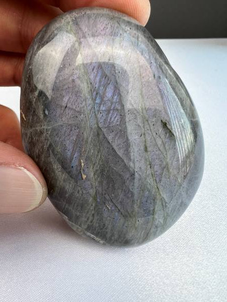 Labradoriet - Labradoriet palmsteen - Labradoriet handsteen - Labradorite - Palmstone - Handstone