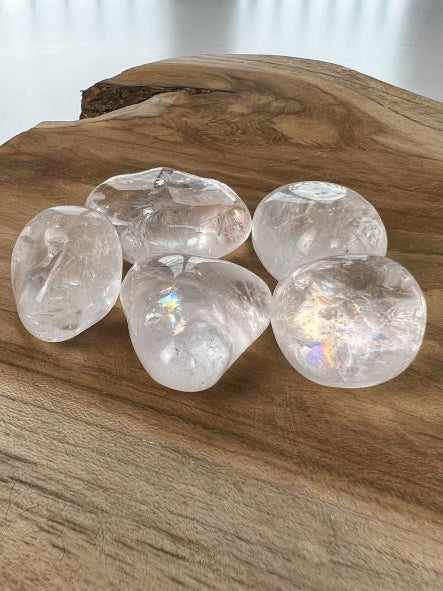 Bergkristal Trommelsteen - Clear Crystal Tumblestone - Clear Quartz Tumble