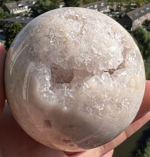 Roze Amethist Bol Pink Amethyst Sphere Crystals Kristallen